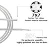 1/8" Safety Cables 2ft Security Cable 304 Stainless Steel Wi...