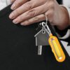 Mini LED Keychain Flashlight: 2 pcs Tiny Flashlight Key Chai...