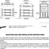 Grisham AWG Fixed Window Security Bars,(Black, 4Bars)18''H x...