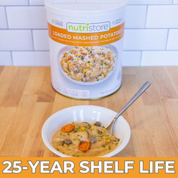 Nutristore Freeze-Dried Loaded Mashed Potatoes | Emergency S...