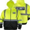 RYNO GEAR Men's Security Guard Silkscreen Front & Back Black...