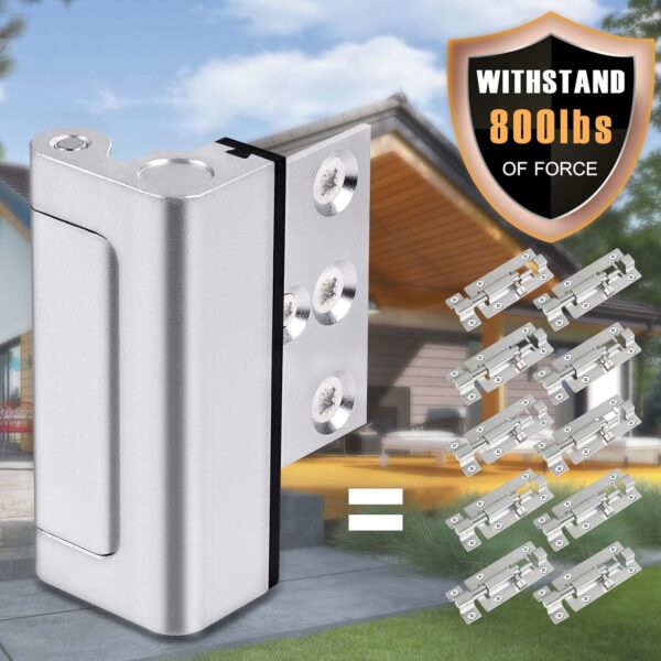 Home Security Door Reinforcement Lock 2Pack, Childproof Safe...