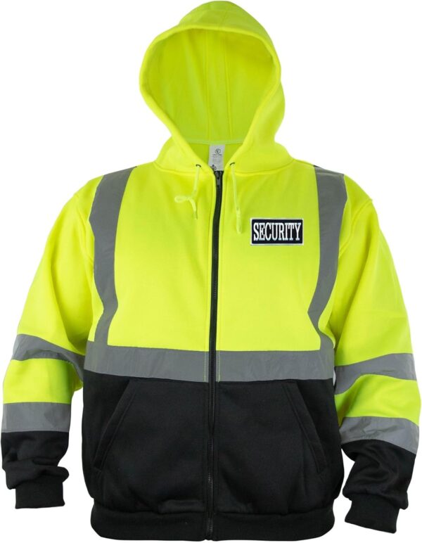 RYNO GEAR Men's Security Guard Silkscreen Front & Back Black...
