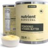 Nutrient Survival Vitamin Butter Powder, Freeze Dried Preppe...