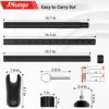 JSungo 2-in-1 Sliding Door Security Bar, Upgrade Doors Stopp...
