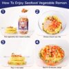 Dehydrated Freeze-Dried Seafood & Vegetable Mix - 100% Natur...