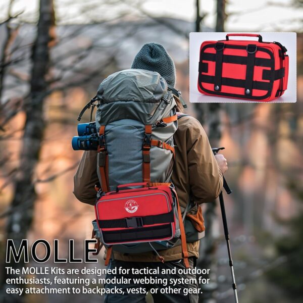 Professional Emergency First Aid Kit for Home, Travel, Campi...