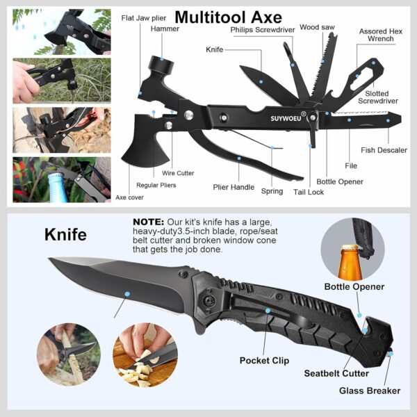 Gifts for Men Dad Husband Fathers Day, Survival Gear and Equ...