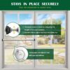 Sliding Door Security Bar, 2 Pack Child Safety Window Locks ...