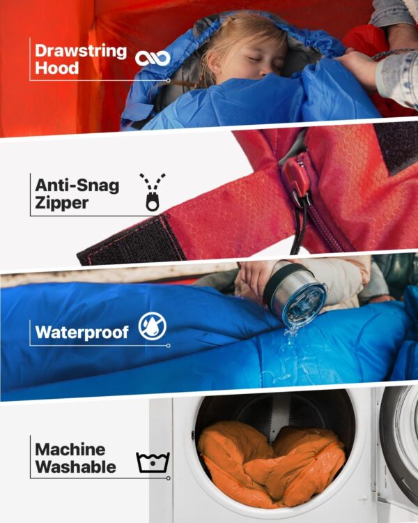 MalloMe Sleeping Bags for Adults Cold Weather & Warm - Backp...