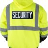 RYNO GEAR Men's Security Guard Silkscreen Front & Back Black...