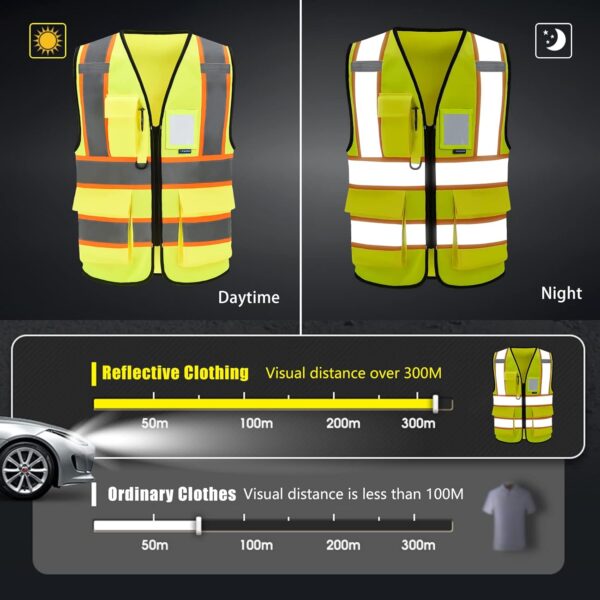 AYKRM Custom Logo Personalised Printed High Visibility Refle...