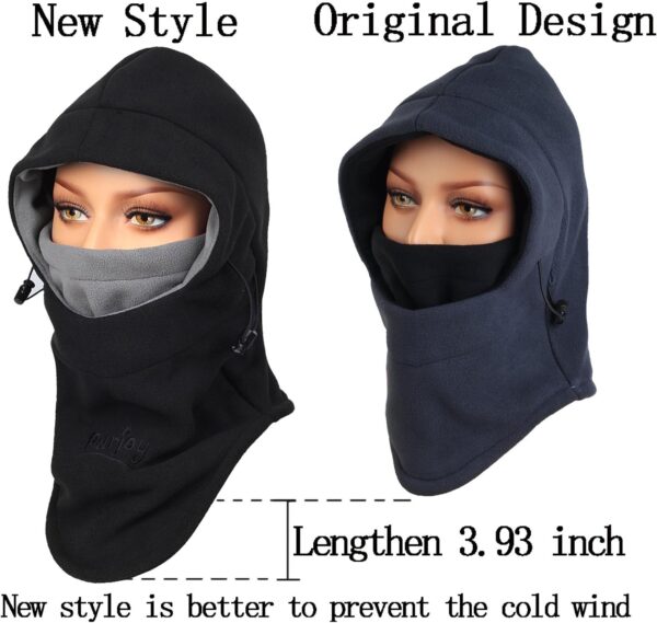 Warm Fleece Balaclava Ski Bike Full Face Mask Neck Warmer Wi...