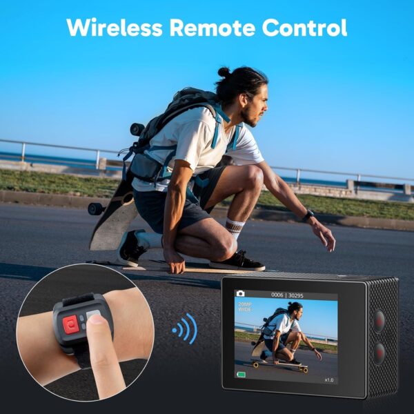 AKASO EK7000 4K30FPS 20MP WiFi Action Camera with EIS Ultra ...