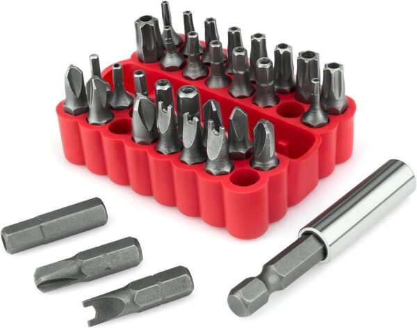 46pcs Security Bit Set with Security Torx, Square, Metric & ...