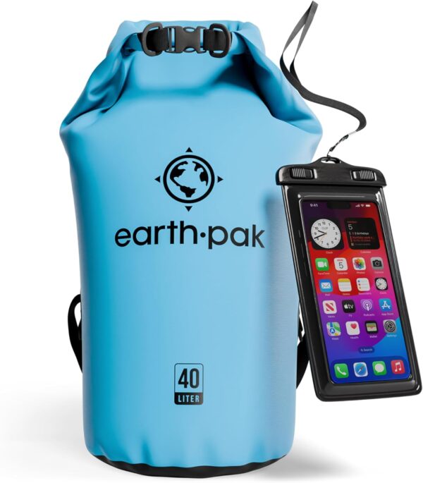 Earth Pak Waterproof Dry Bag - Roll Top Waterproof Backpack ...