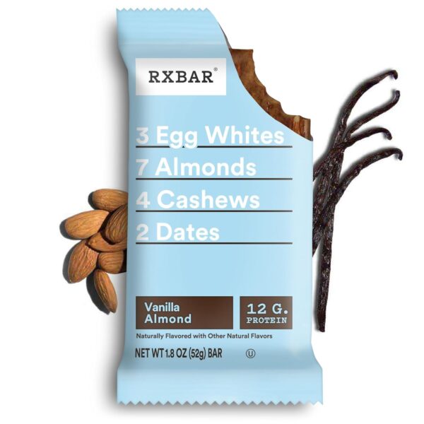 RXBAR Protein Bars, Protein Snack, Snack Bars, Vanilla Almon...