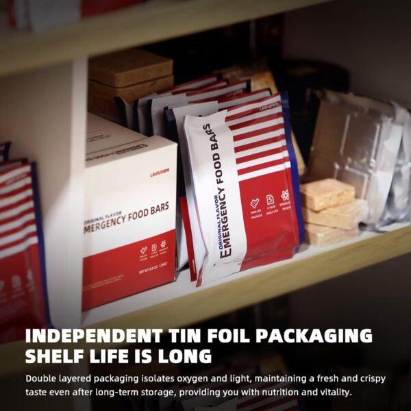LAIFUFIRM Emergency Food Bars Survival Rations Mre Meals Hig...