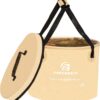 Premium Collapsible Bucket by Freegrace - Compact Portable F...