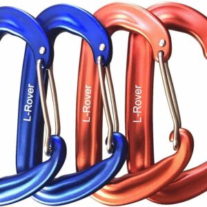 Carabiner,12KN Lightweight Heavy Duty Carabiner Clips,Alumin...