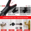 600LB Door Barricade Security bar- 24.5-50.7'’ Adjustable Do...