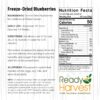 Ready Harvest Freeze-dried Blueberries Fruit Healthy Snacks ...