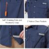 Haimont Men's Fishing Shirts Sun Protection Button Down Hiki...