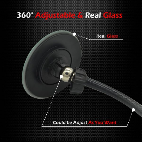Ampper Clip On Security Mirror, Convex Cubicle Mirror for Pe...