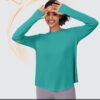 PINSPARK Soft Long Sleeve Shirts for Women Sun Protection Qu...