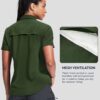 Haimont Women's Sun Protection Fishing Hiking Shirts Button ...