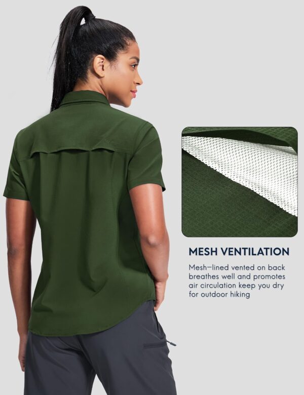 Haimont Women's Sun Protection Fishing Hiking Shirts Button ...