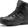 NORTIV 8 Men's Safety Steel Toe Work Boots Breathable Ankle ...