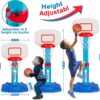 LACCHOUFEE Basketball Hoop Indoor Mini Adjustable Poolside B...