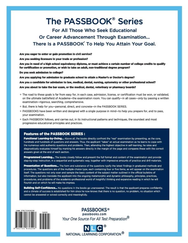 Chief Safety and Security Officer (C-3629): Passbooks Study ...