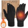 RIGWARL Upgraded Wool Winter Gloves for Cold Weather, Waterp...