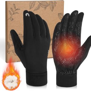RIGWARL Upgraded Wool Winter Gloves for Cold Weather, Waterp...