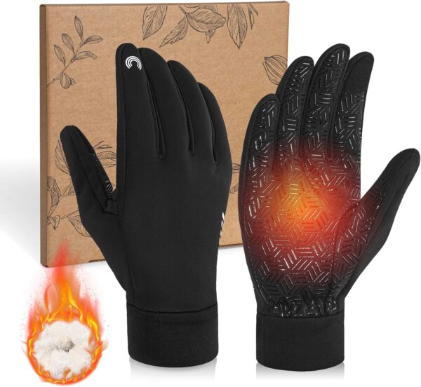 RIGWARL Upgraded Wool Winter Gloves for Cold Weather, Waterp...