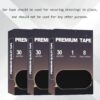 Black Gentle Premium Breathable Tape(30 Pack) - Pain Free Re...