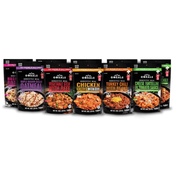 OMEALS Turkey Chili w/Beans Good to Go Meals - Self Heating ...
