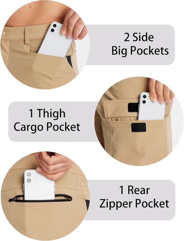 CRYSULLY Men's Hiking Cargo Shorts Outdoor Summer Lightweigh...