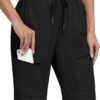 MoFiz Womens 10" Long Shorts for Women Knee Length Quick Dry...