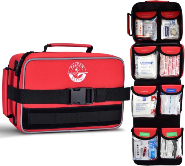 Professional Emergency First Aid Kit for Home, Travel, Campi...