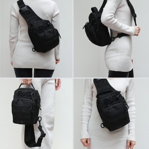 Tactical Shoulder Bag,1000D Outdoor Military Sling Daypack B...