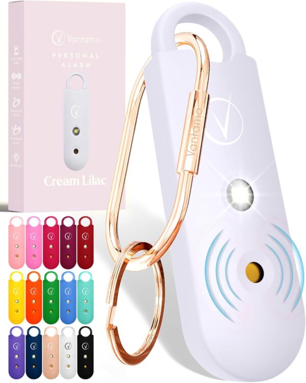 Vantamo Personal Alarm for Women - Extra Loud Double Speaker...