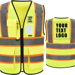 AYKRM Custom Logo Personalised Printed High Visibility Refle...