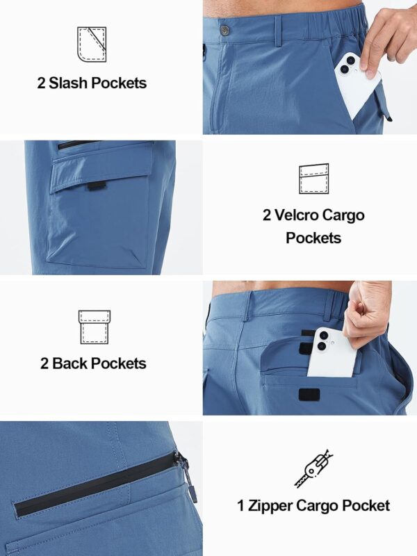 NORTHYARD Men's Hiking Cargo Shorts 9" Casual Golf Lightweig...