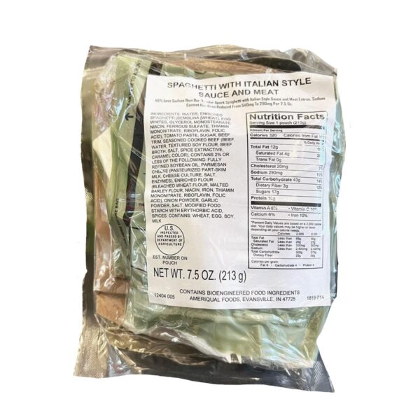 A Pack MREs – eat ready, Long Shelf Life Emergency Food Supp...