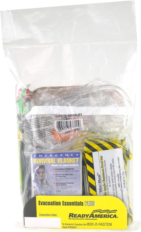 QuakeHOLD! Evacuation Essentials Plus Kit, Earthquake, Fire,...