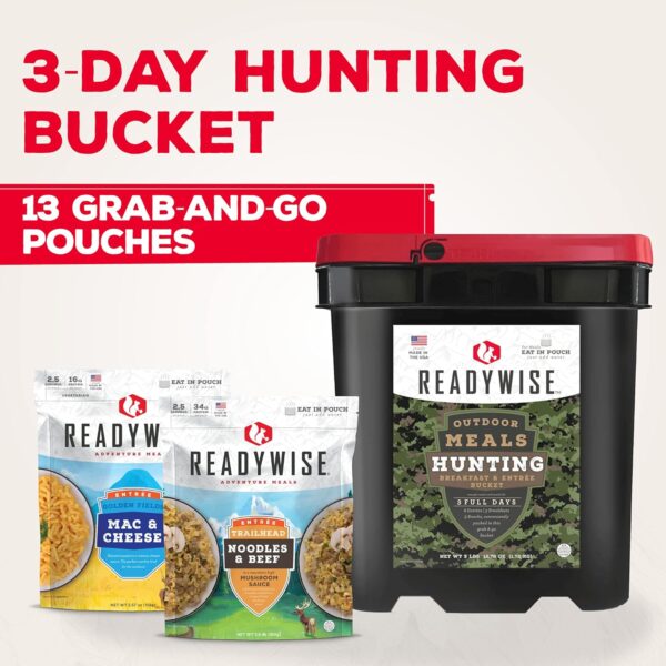ReadyWise 3-Day Emergency Hunting Food Supply, Freeze-Dried ...