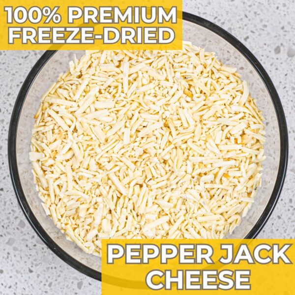 Nutristore Freeze-Dried Pepper Jack Cheese Shredded | Amazin...
